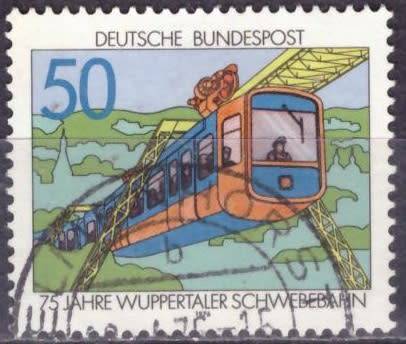 GERMANY 1976 The Wuppertal Aerial Cableway ULH CV R10.50 SG 1774