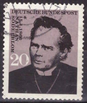 GERMANY 1966 The 100th Anniversary of the Birth of Nathan Söderblom ULH CV R10.50 SG 1410