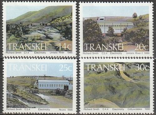 TRANSKEI 1986 Hydro-electric Power Stations UMM SACC 191-194