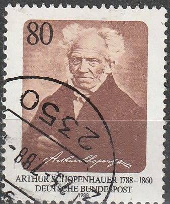 GERMANY 1988 The 200th Anniversary of the Birth of Arthur Schopenhauer, Philos ULH CV R17.60 SG 2231