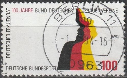 GERMANY 1994 The 100th Anniversary of the German Women`s Liberation Society ULH CV R24.20 SG 2564