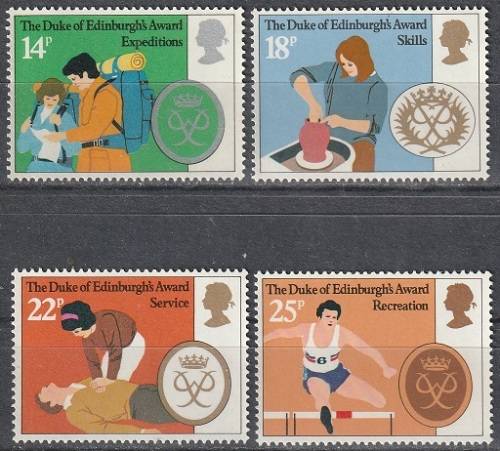 GB 1981 The 25th Anniversary of the Duke of Edinburgh Awards UMM CV R24.20 SG 1162-65