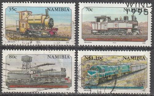NAMIBIA 1995 The 100th Anniversary of Railways in Namibia ULH SET