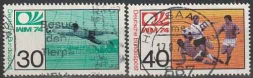 GERMANY 1974 Football World Cup - West Germany ULH CV R17.60 SG 1707/8