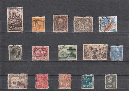 UNCHECKED WORLD SELECTION BID PER STAMP TO TAKE ALL CARD EXCLUDED