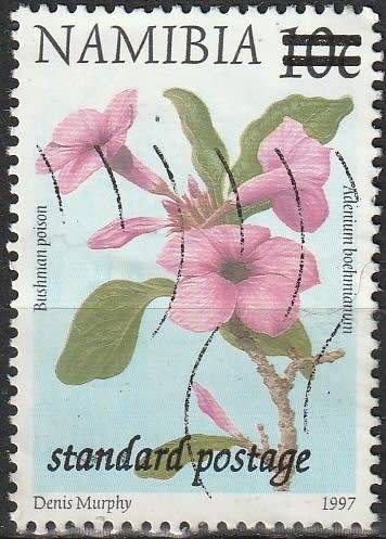 NAMIBIA 2005 Flora and Fauna Stamps of 1997 Surcharged UNH CV R1100 SG 990