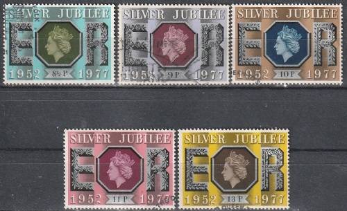 GB 1977 The 25th Anniversary of the Reign of Elizabeth II ULH CV R18.70 SG1033-7