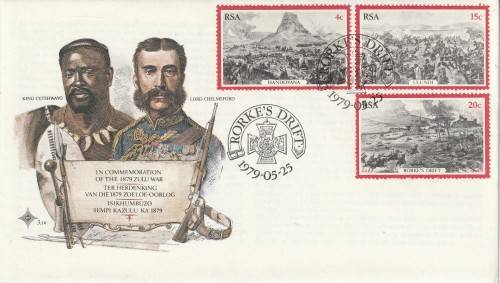 RSA FDC 1979 The 100th Anniversary of the Zulu War