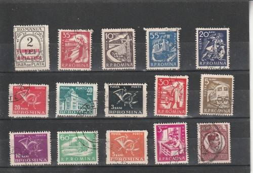 UNCHECKED ROMANIA SELECTION BID PER STAMP TO TAKE ALL CARD EXCLUDED