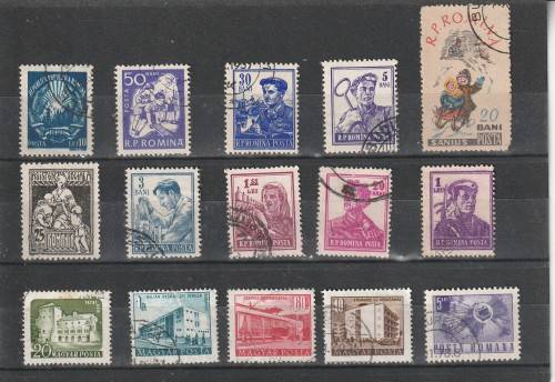 UNCHECKED ROMANIA SELECTION BID PER STAMP TO TAKE ALL CARD EXCLUDED
