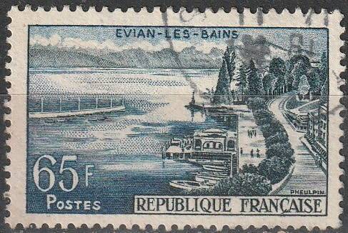 FRANCE 1957 Landscapes ULH CV R12.10 SG 1356