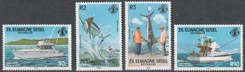 SEYCHELLES ZIL ELWAGNE SESEL 1984 Sport Fishing FINE MINT SG 83-6