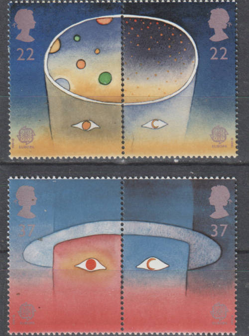 GB 1991 EUROPA Stamps - European Aerospace UMM SG 1560-3