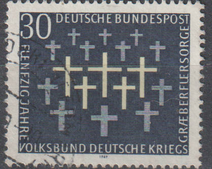 GERMANY 1969 The 50th Anniversary of the Perservation of German War Graves  ULH SG 1488