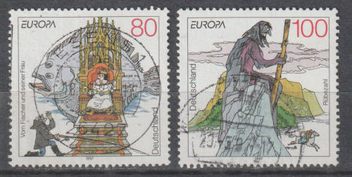 GERMANY 1997 EUROPA Stamps - Tales and Legends ULH SG 2768/9