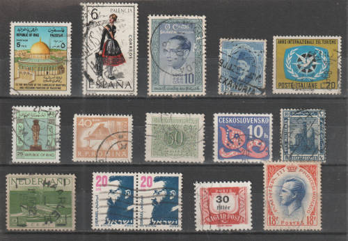 WORLD SELECTION BID PER STAMP TO TAKE ALL CARD EXCLUDED