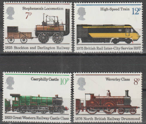 ENGLAND 1975 Locomotives UMM SG 984-7