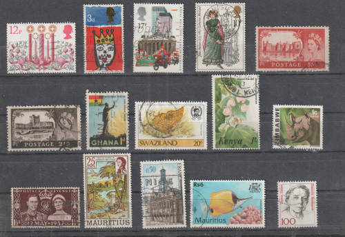 WORLD SELECTION BID PER STAMP TO TAKE ALL CARD EXCLUDED