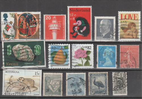 WORLD SELECTION BID PER STAMP TO TAKE ALL CARD EXCLUDED
