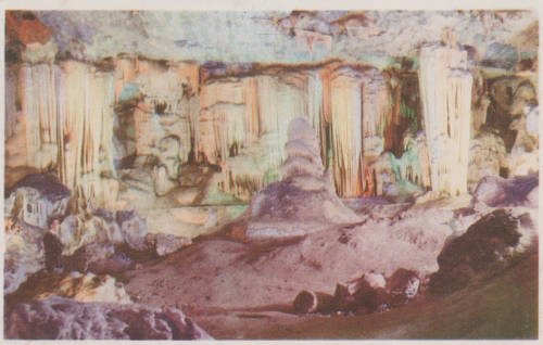 OLD UN USED POST CARD CANGO CAVES SA