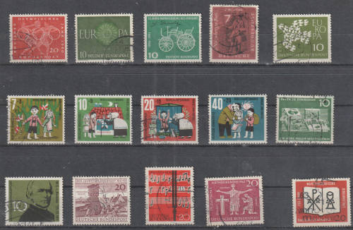GERMANY SELECTION BID PER STAMP TO TAKE ALL CARD EXCLUDED
