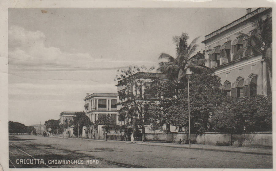 USED POST CARD CALCUTTA 1908