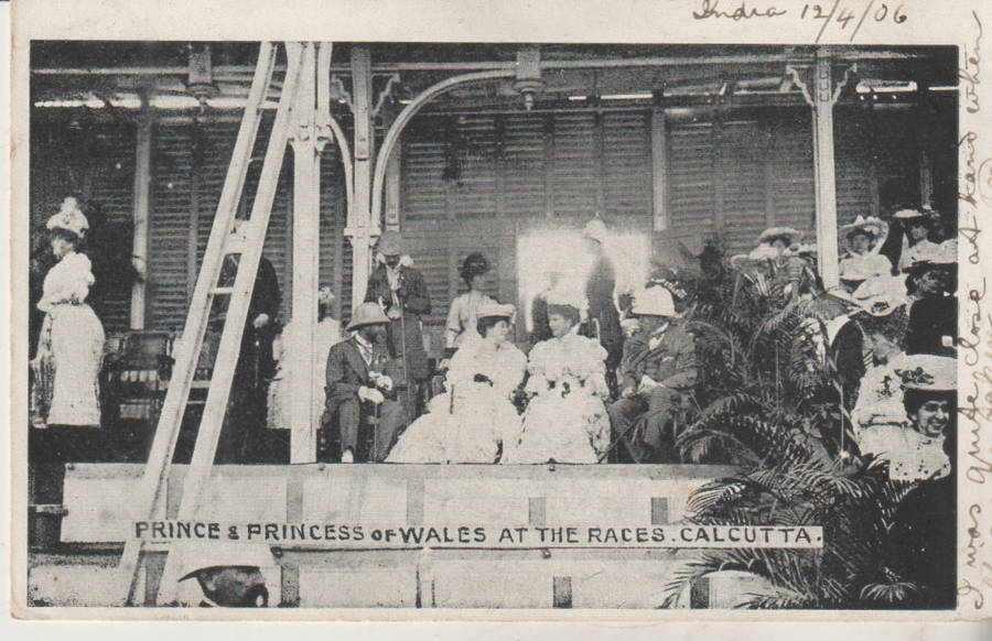 USED POST CARD INDIA 1906