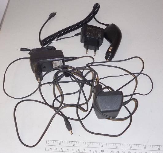Lot of cell phone charges