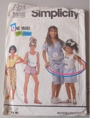 SIMPLICITY PATTERN 7351