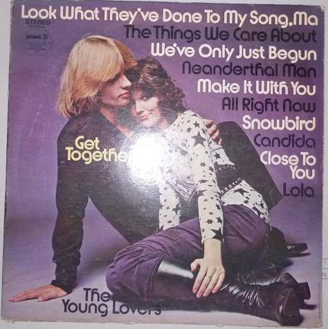 THE YOUNG LOVERS GET TOGETHER VINY LP RECORD