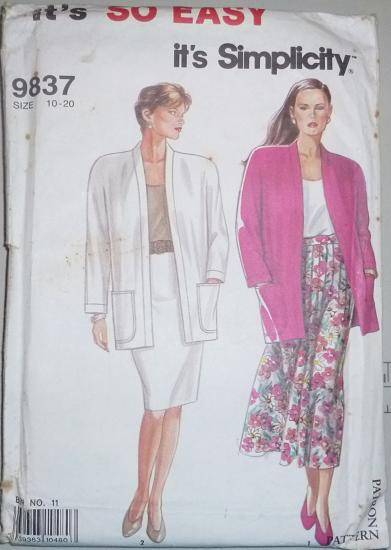 SIMPLICITY PATTERN 9837