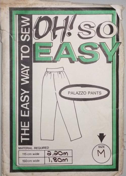 OH SO EASY PATTERN palazzo pants