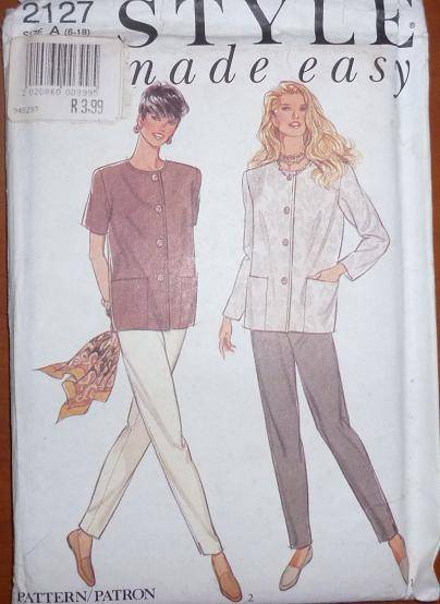 STYLE SEWING PATTERN 2127