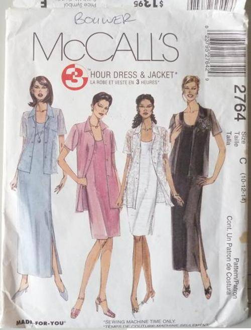 MC CALL'S PATTERN 2764