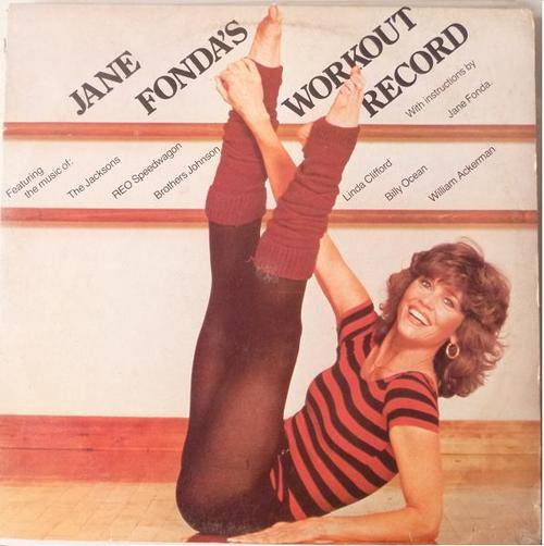JANE FONDA'S WORKOUT RECORD DOUBLE VINYL LP