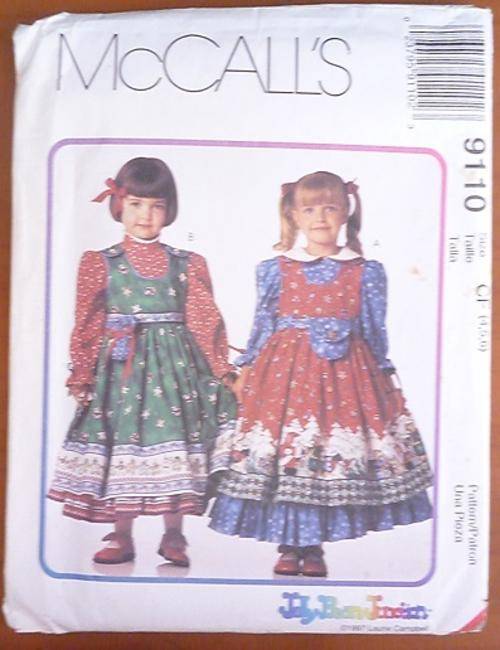 McCALLS PATTERN 9110 SIZE 4-6