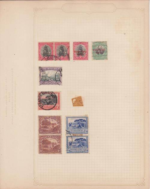 UNION ON 2 ALBUM PAGES. COND. AS PER SCAN