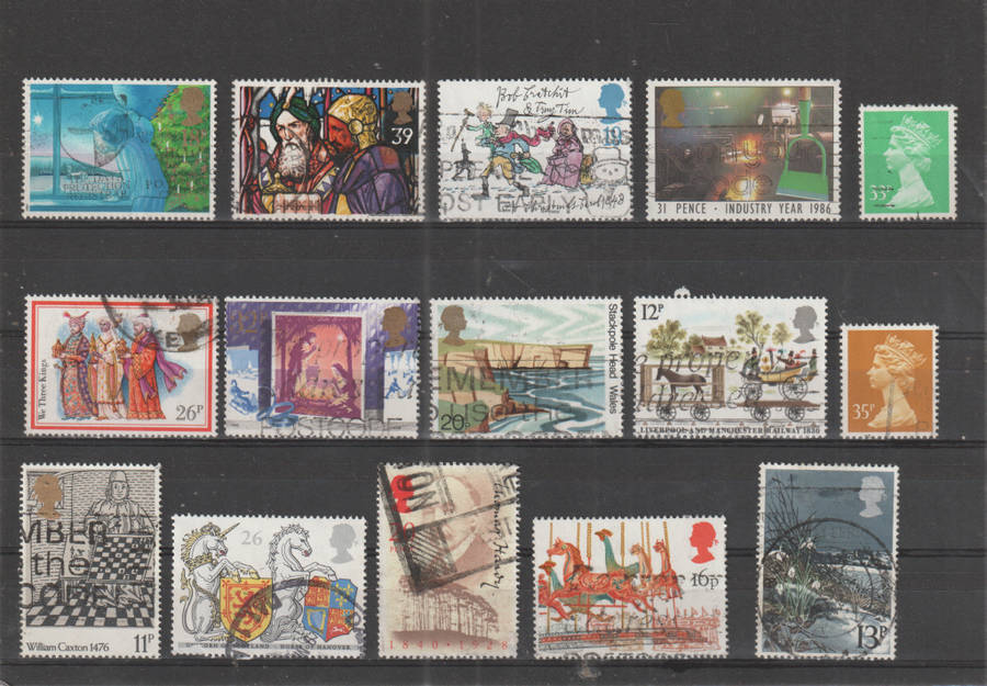 GB SELECTION BID PER STAMP TO TAKE ALL CARD EXCLUDED