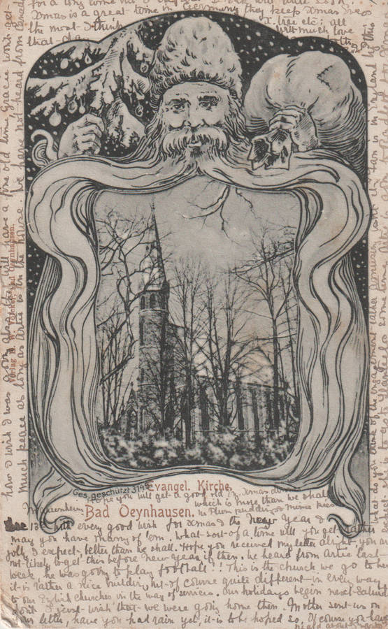 USED POST CARD WITH POSTAL HISTORY GERMANY 1903