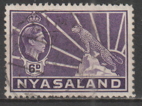 NYASALAND 1938 King George VI UNH SG 136