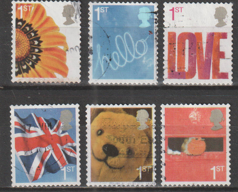GB 2005 Greetings - Self-Adhesive UNH SG 2567-72