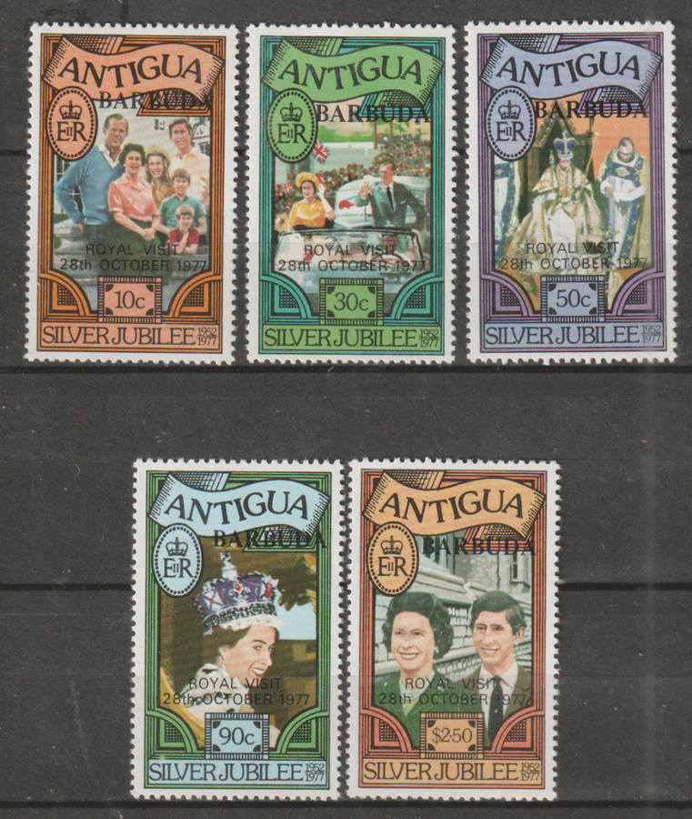 BARBUDA 1977 The 25th Anniversary of the Reign of Queen Elizabeth II UMM SG 349A-253B