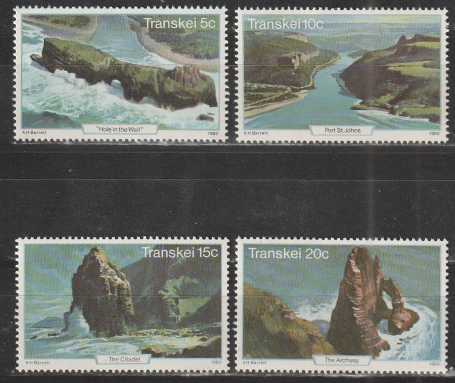 TRANSKEI 1980 Tourist Attractions - Coastal Landscapes UMM
