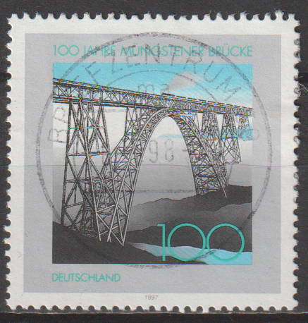 GERMANY 1997 The 100th Anniversary of the Müngstener Bridge ULH SG 2779