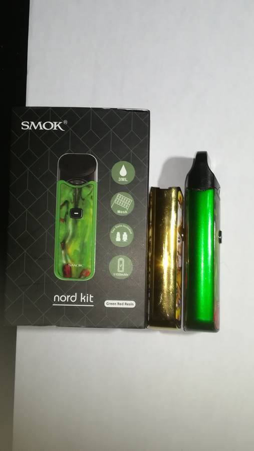 * 2x SMOK Nord Premium Vape led light E.cig BUNDLE 2 devices + 100ml vape liquid
