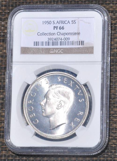 1950 5S (Crown) graded by NGC PF 66 - very rare numismatic opportunity