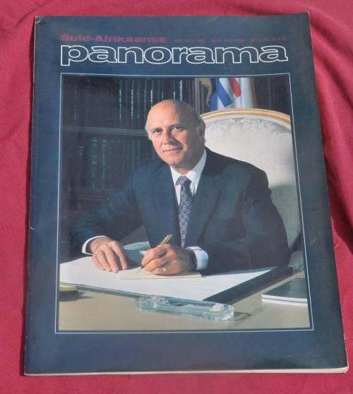 PANORAMA  (10/1989) FW de Klerk becomes President - demanding Africana collectible
