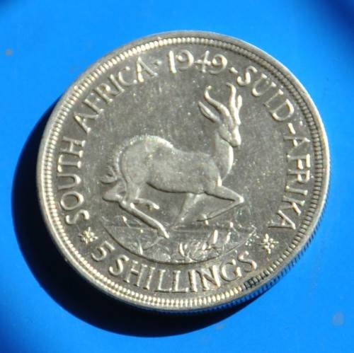 5 SHILLINGS 1949 CROWN 80% Silver 5S - *numismatic opportunity and lucrative investment*