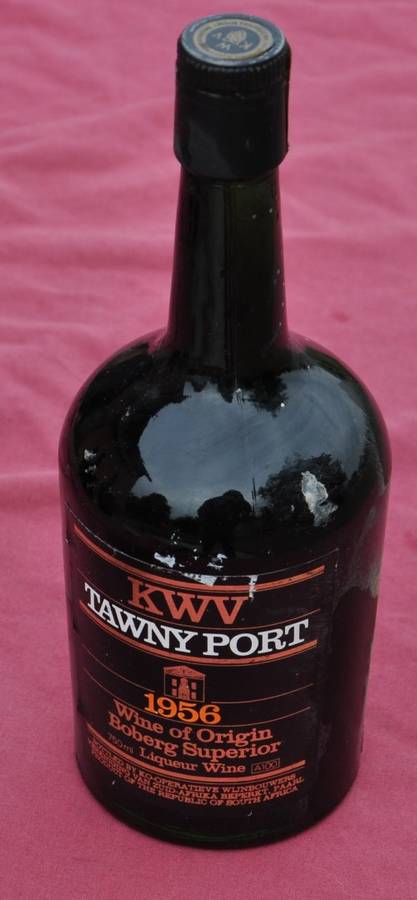KWV TAWNY PORT 1956 - originally corked, professionally stored - PICK UP POSSIBLE
