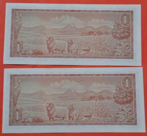 TWO CONSECUTIVE R1 1975 E/A, TW de Jongh, Third Issue - AU